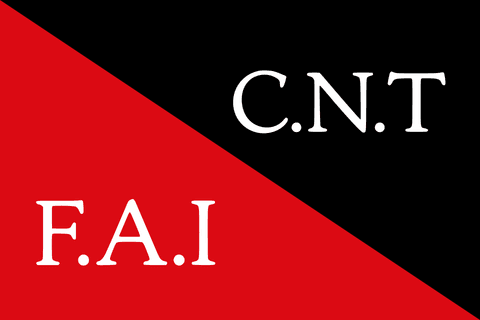 Flag: Anarchist Aragon and Catalonia