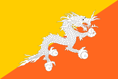 Flag: Bhutan