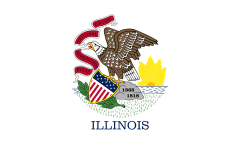 Flag: Illinois (United States)