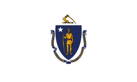 Flag: Massachusetts (United States)
