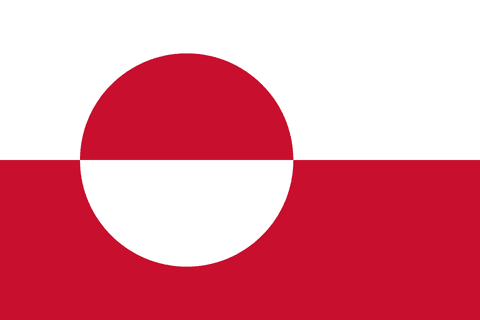 Flag: Greenland (Denmark)