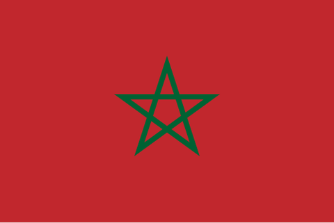 Flag: Morocco