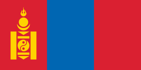 Flag: Mongolia