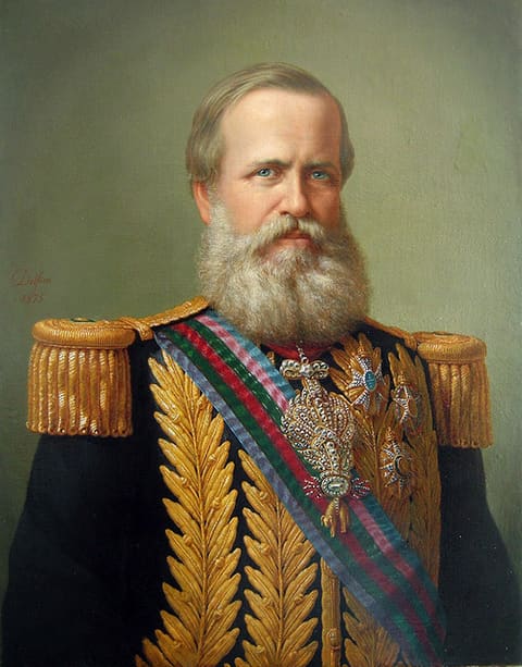 Portrait of Pedro II of Brazil