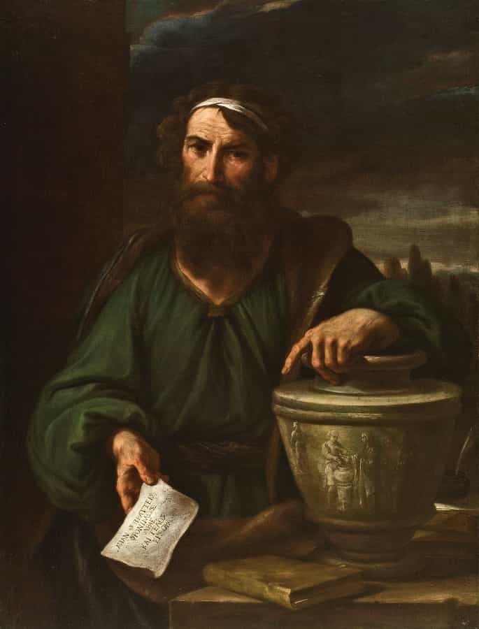 Portrait of Epicurus