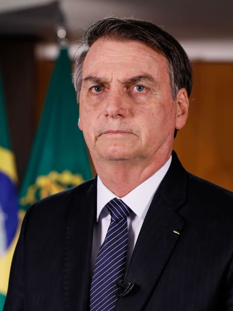 Portrait of Jair Bolsonaro