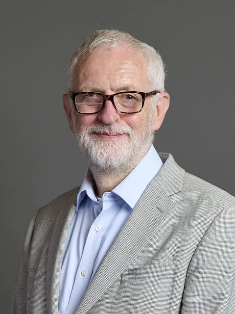 Portrait of Jeremy Corbyn