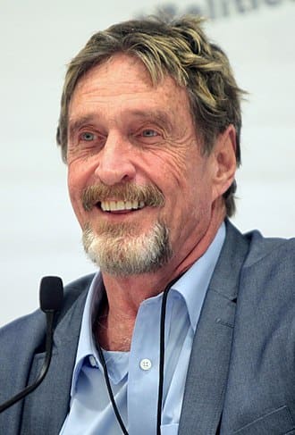 Portrait of John McAfee