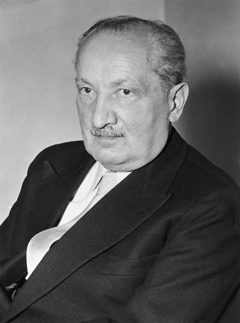 Portrait of Martin Heidegger