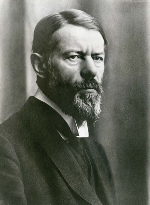 Portrait of Max Weber