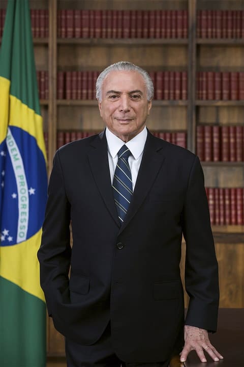 Portrait of Michel Temer