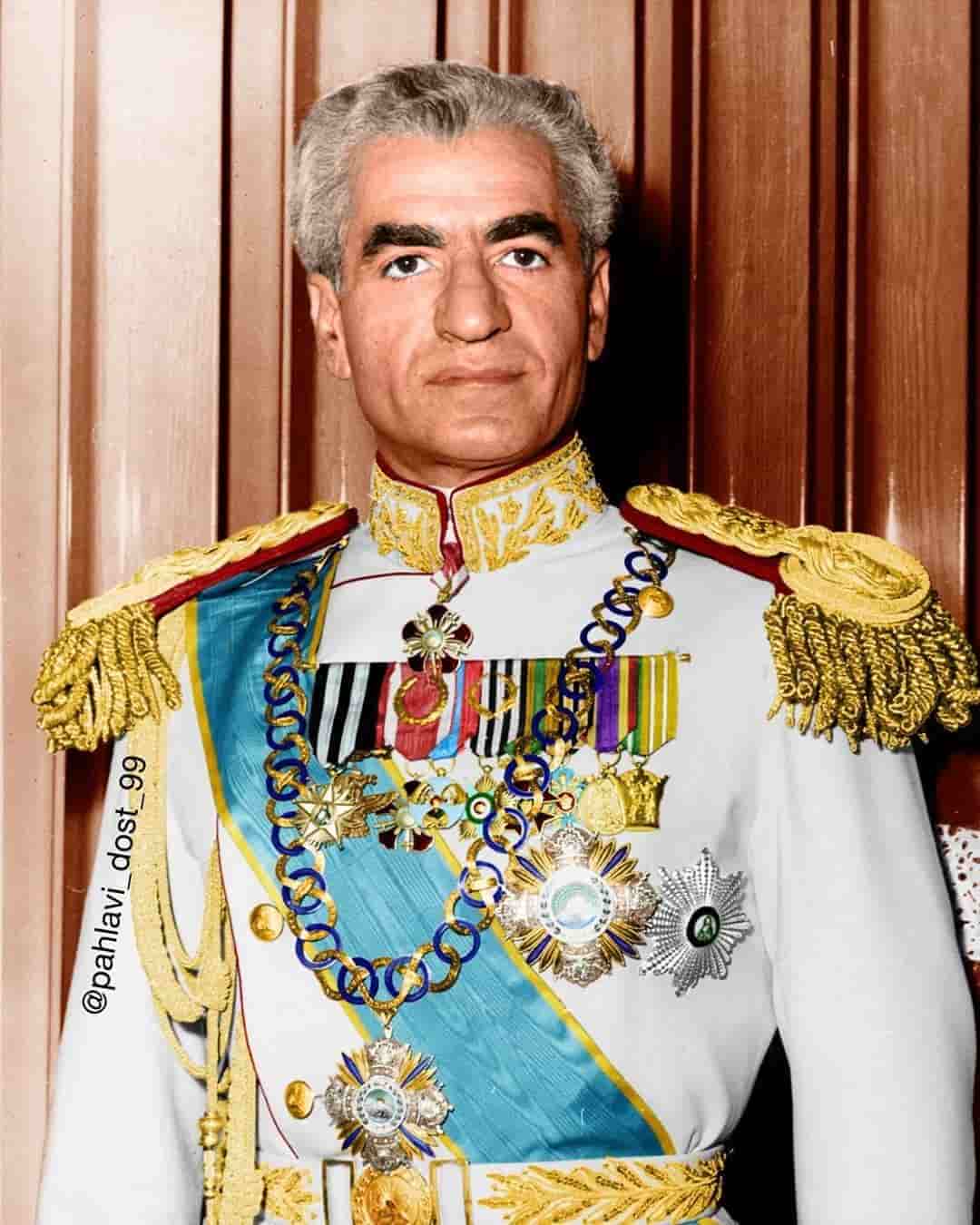 Portrait of Mohammad Reza Pahlavi